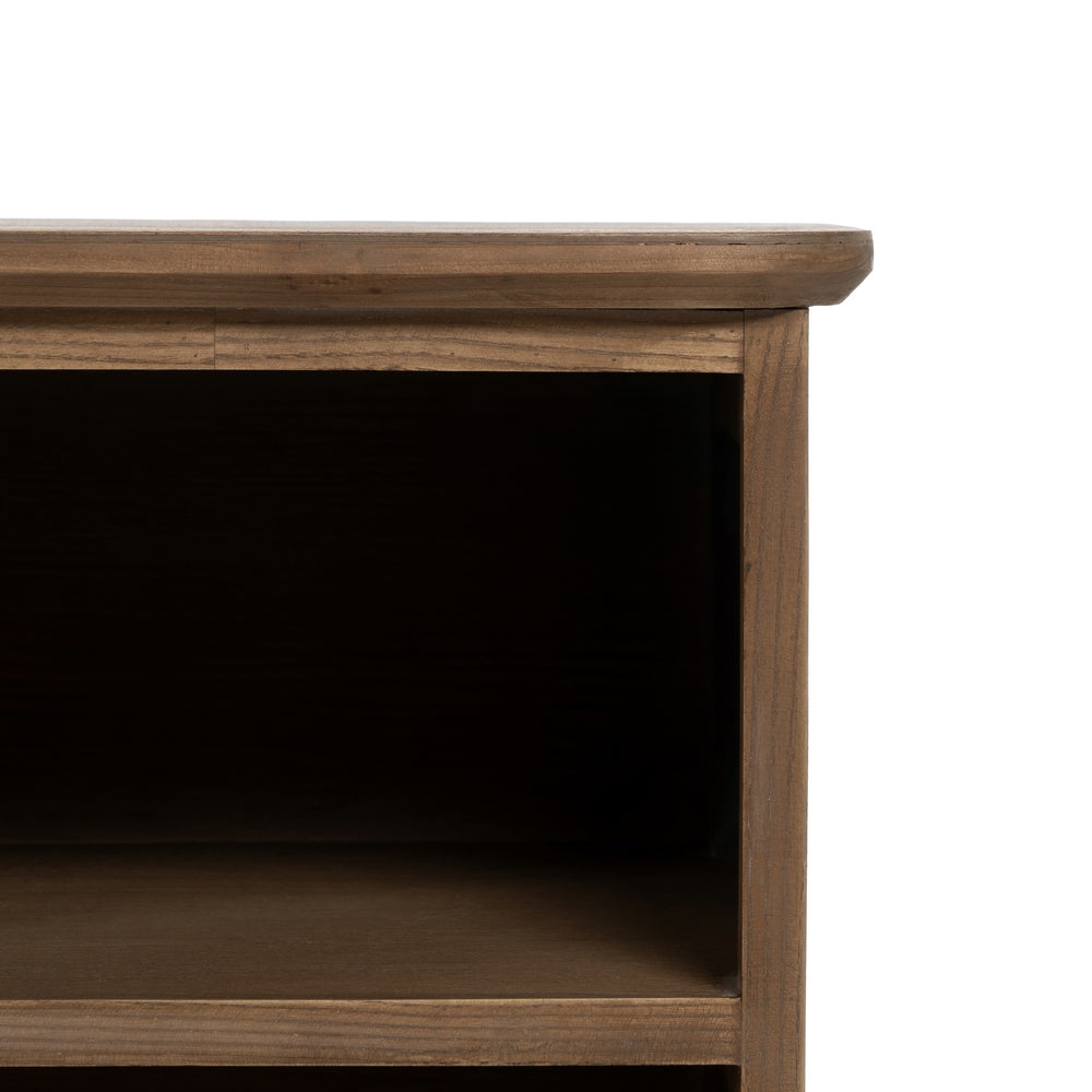 Mueble Tv Natural-negro Madera-metal 150 X 41 X 59 Cm - IXIA