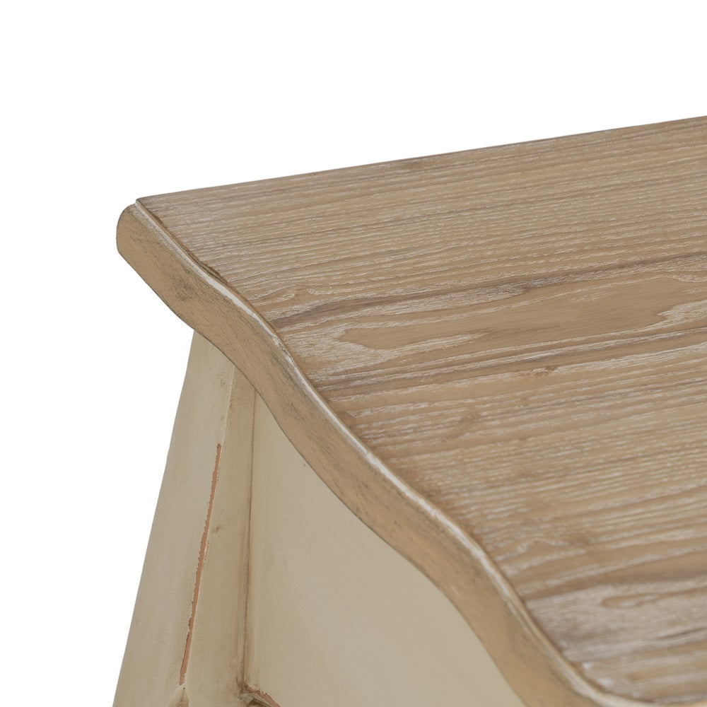 Consola Natural-crema Madera 135 X 43 X 77 Cm - IXIA