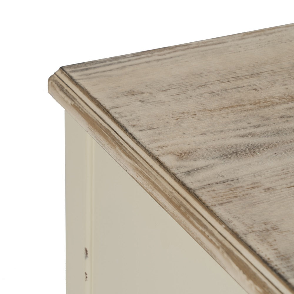 Consola Blanco Rozado Madera 104 X 50 X 78 Cm - IXIA