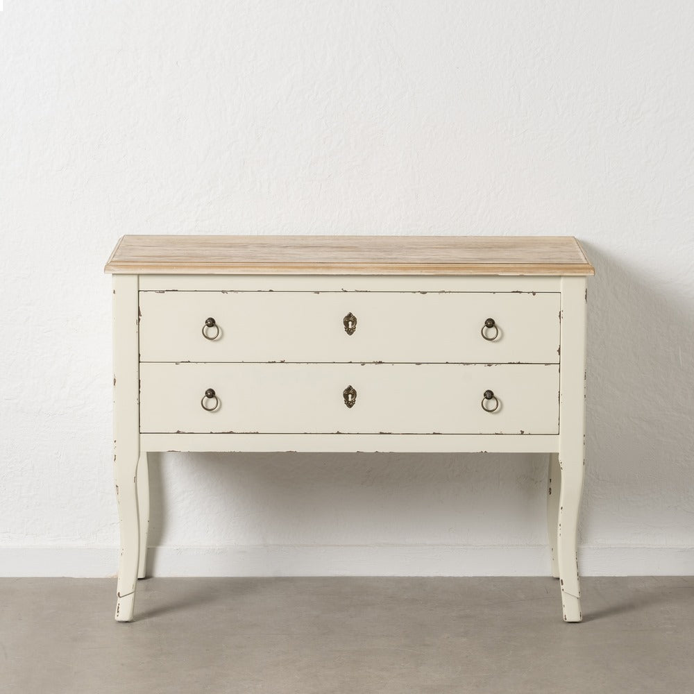 Consola Blanco Rozado Madera 104 X 50 X 78 Cm - IXIA