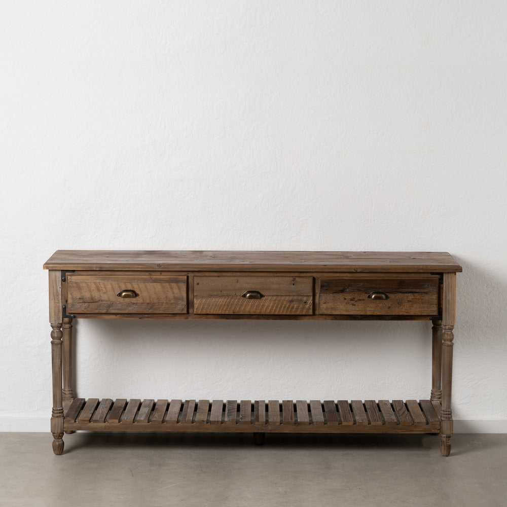 Consola Marrón Madera 184,50 X 50 X 86,80 Cm - IXIA