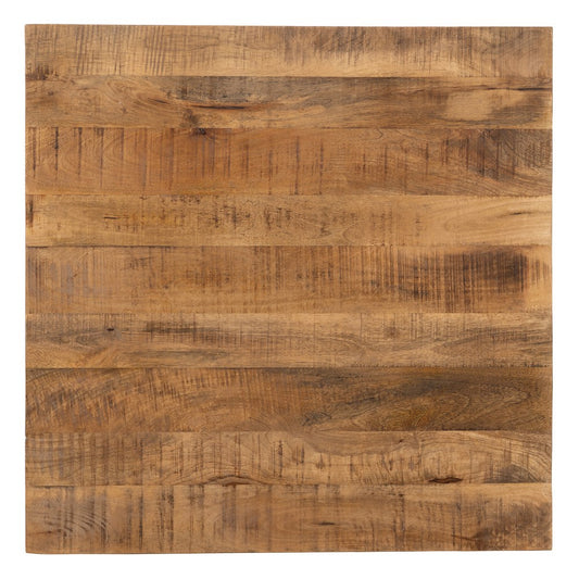 Tablero Mesa Natural Madera De Mango 80 X 80 X 3 Cm - IXIA