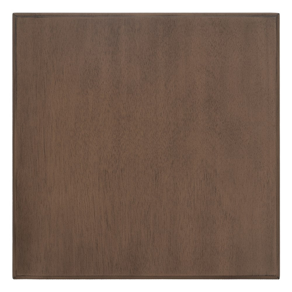 Mesa Auxiliar Marrón Dm-madera 36 X 36 X 71 Cm - IXIA