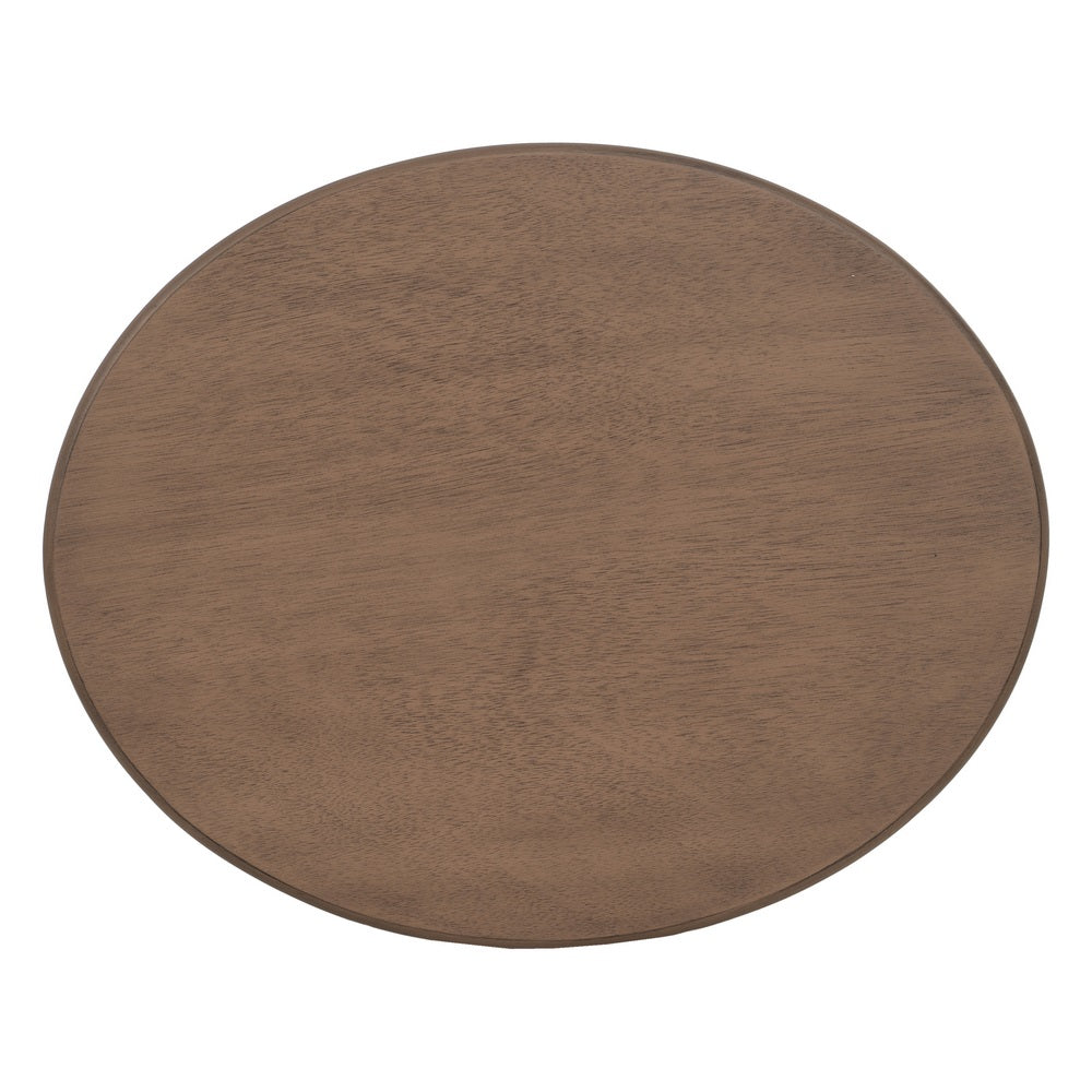 Mesa Auxiliar Marrón Dm-madera 50 X 40 X 66 Cm - IXIA