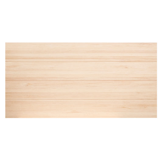 Cabecero de madera maciza en tono natural de 200x80cm - DECOWOOD