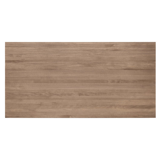 Cabecero de madera maciza en tono roble oscuro de 130x80cm - DECOWOOD