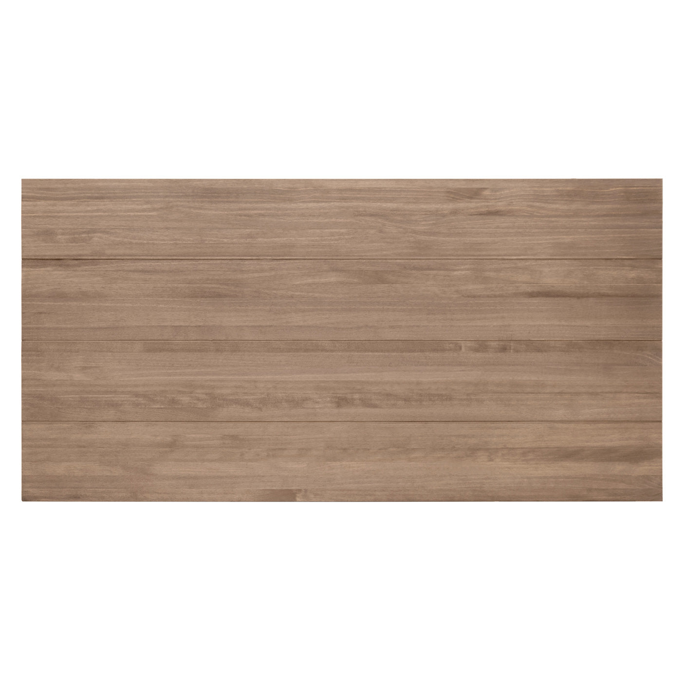 Cabecero de madera maciza en tono roble oscuro de 150x80cm - DECOWOOD