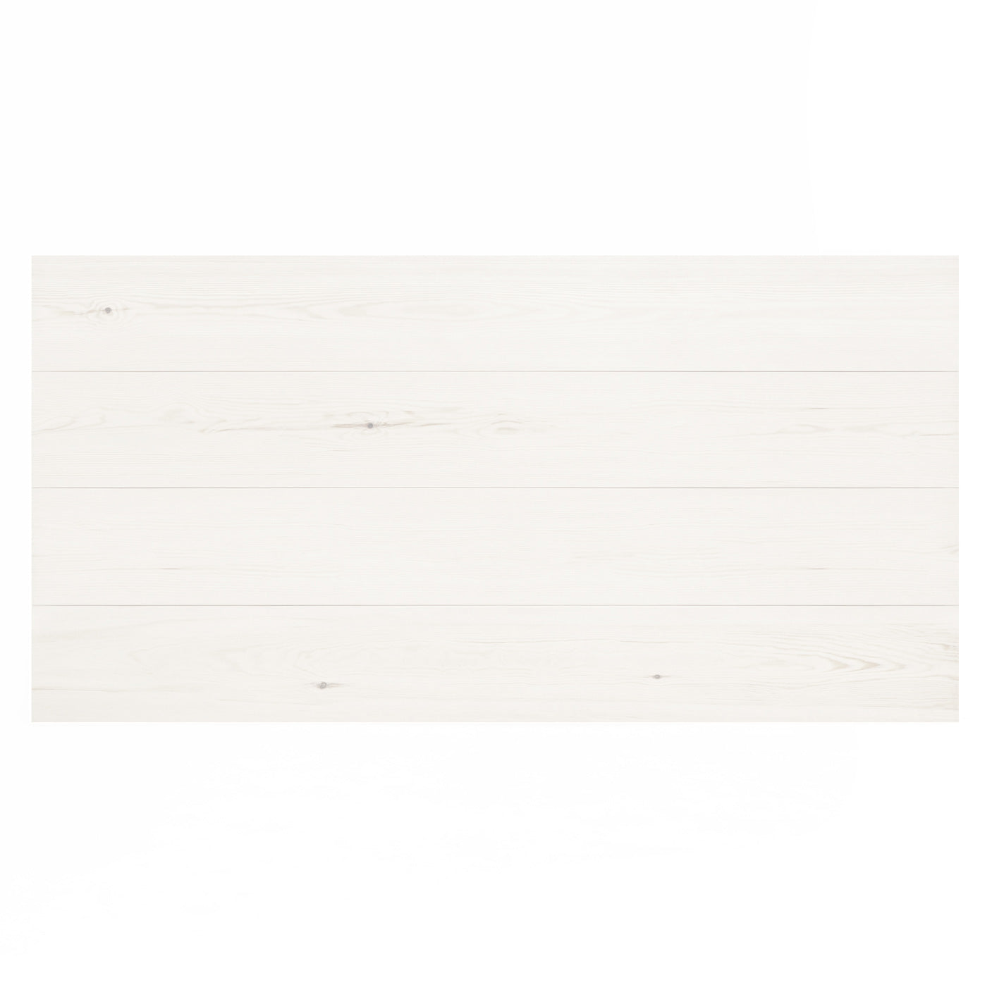 Cabecero de madera maciza en tono blanco de 160x80cm - DECOWOOD