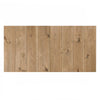 Cabecero de madera maciza en tono roble oscuro de 180x80cm - DECOWOOD