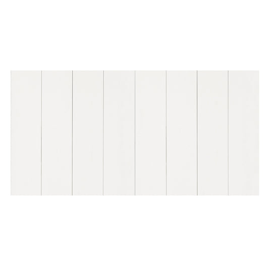 Cabecero de madera maciza en tono blanco de 140x80cm - DECOWOOD