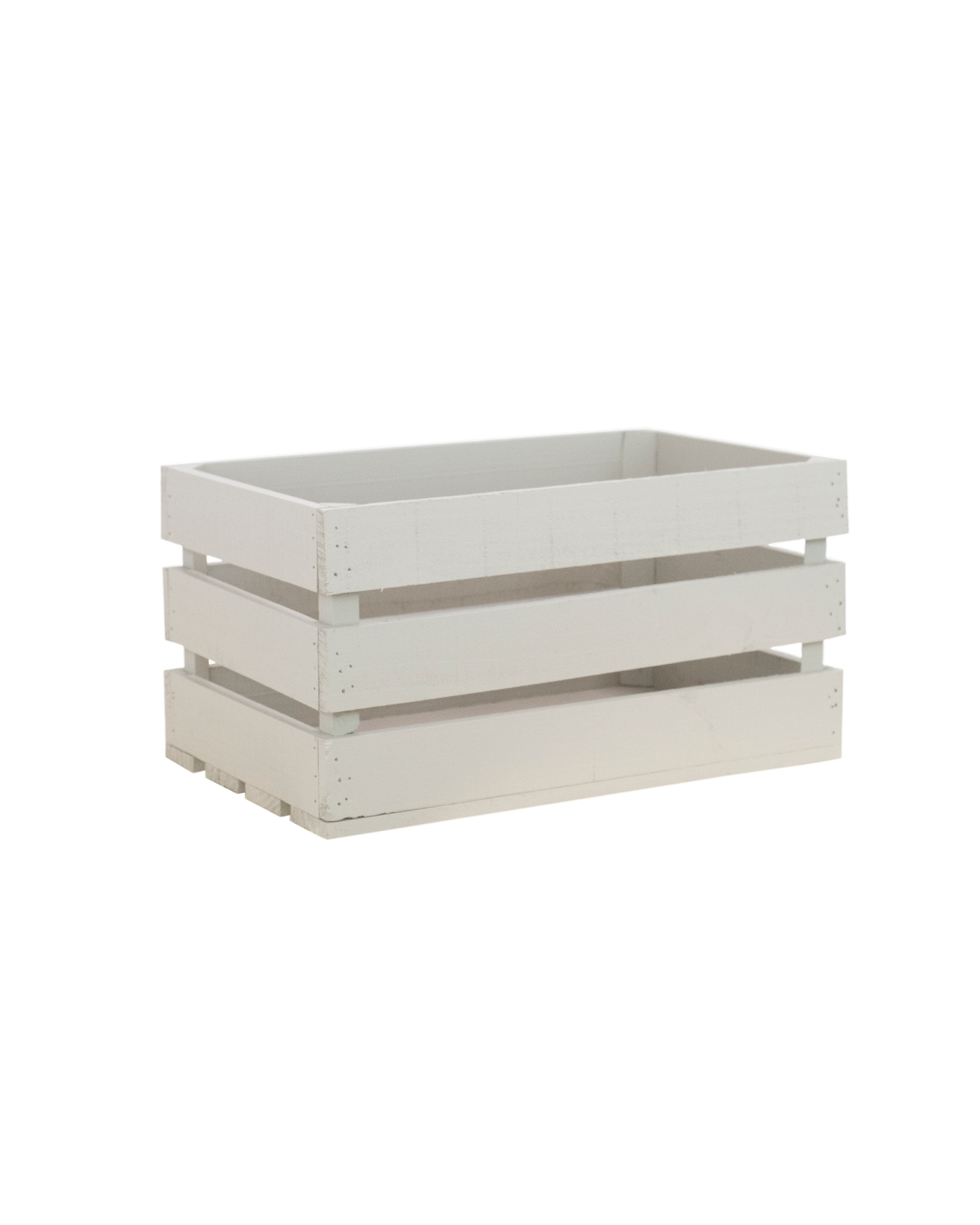 Caja de madera maciza en tono gris claro de 49x30,5x25,5cm - DECOWOOD