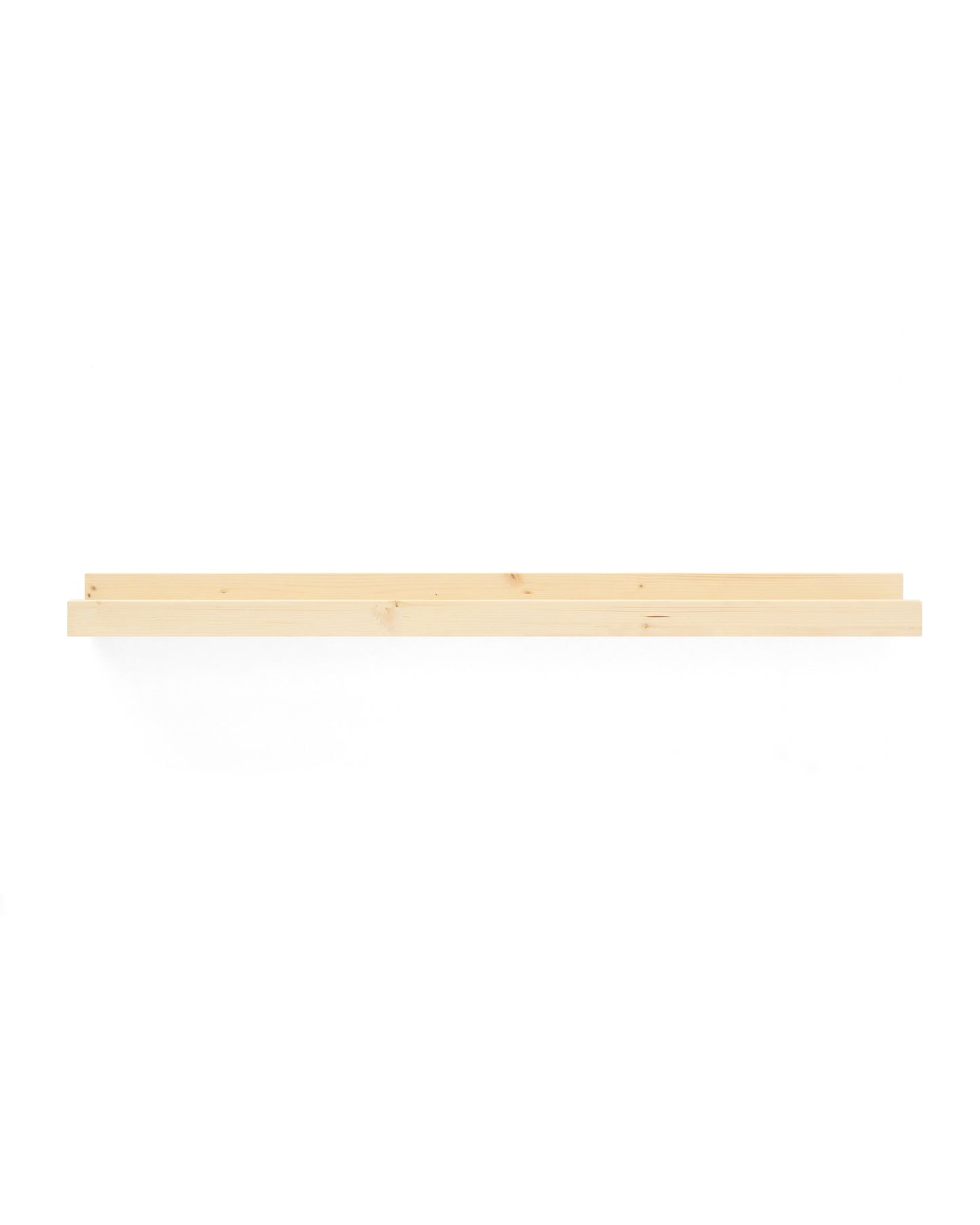 Estante de madera maciza flotante tono natural 50cm - DECOWOOD