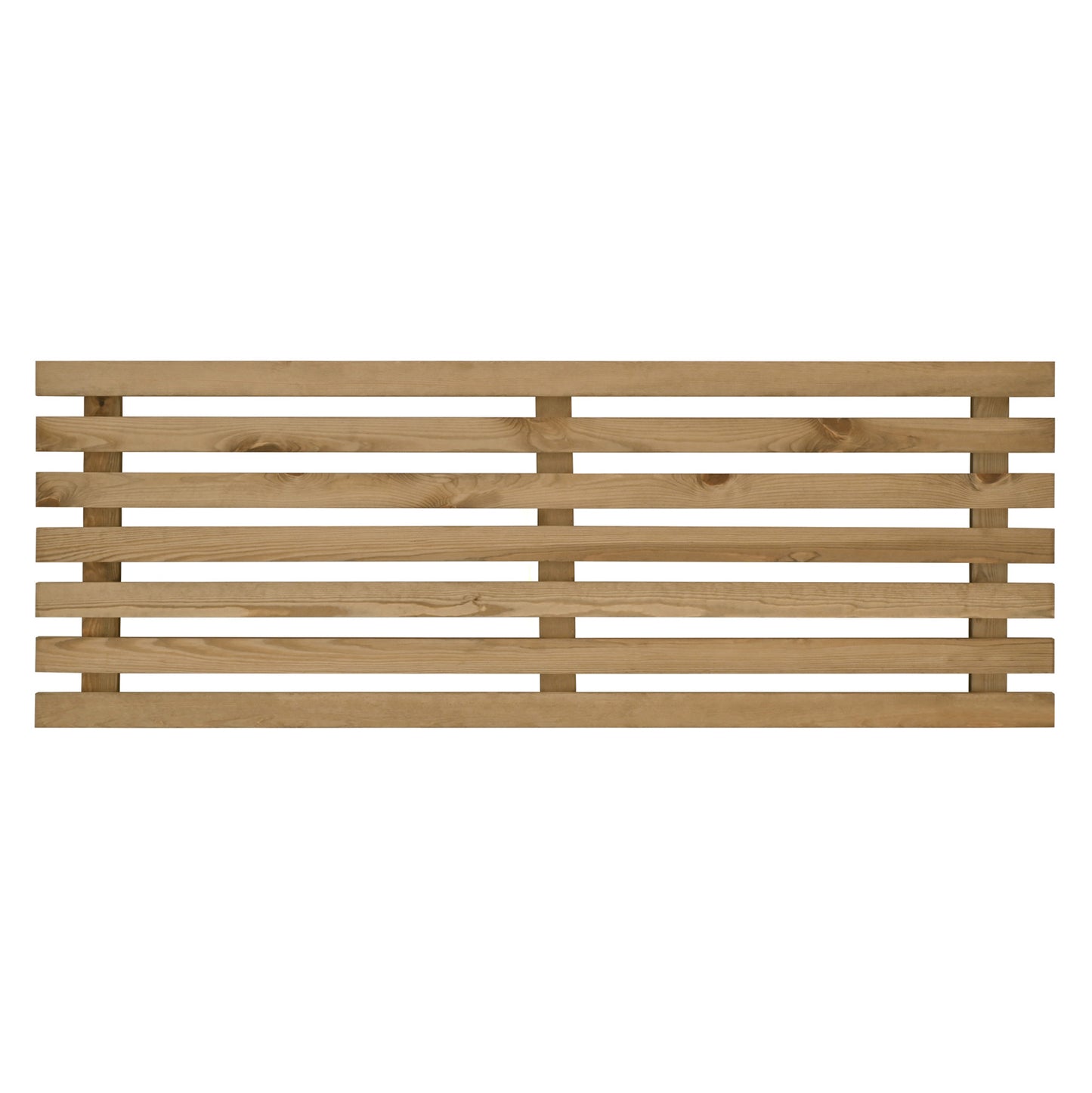 Cabecero de madera maciza en tono roble oscuro de 200x73cm - DECOWOOD