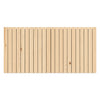 Cabecero de madera maciza en tono natural de 200x80cm - DECOWOOD