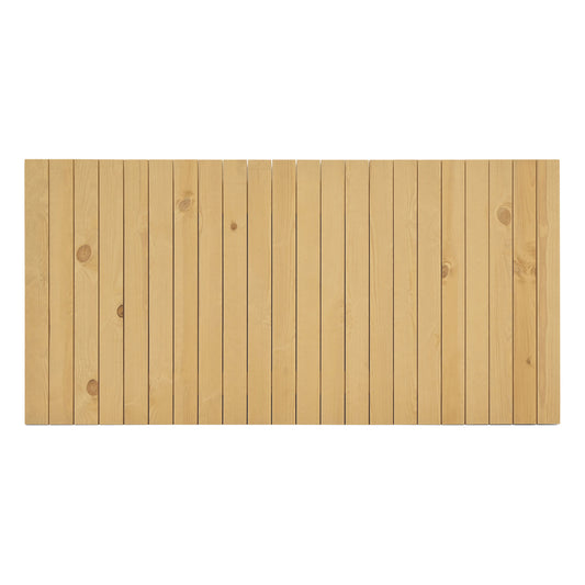 Cabecero de madera maciza en tono olivo de 100x60cm - DECOWOOD