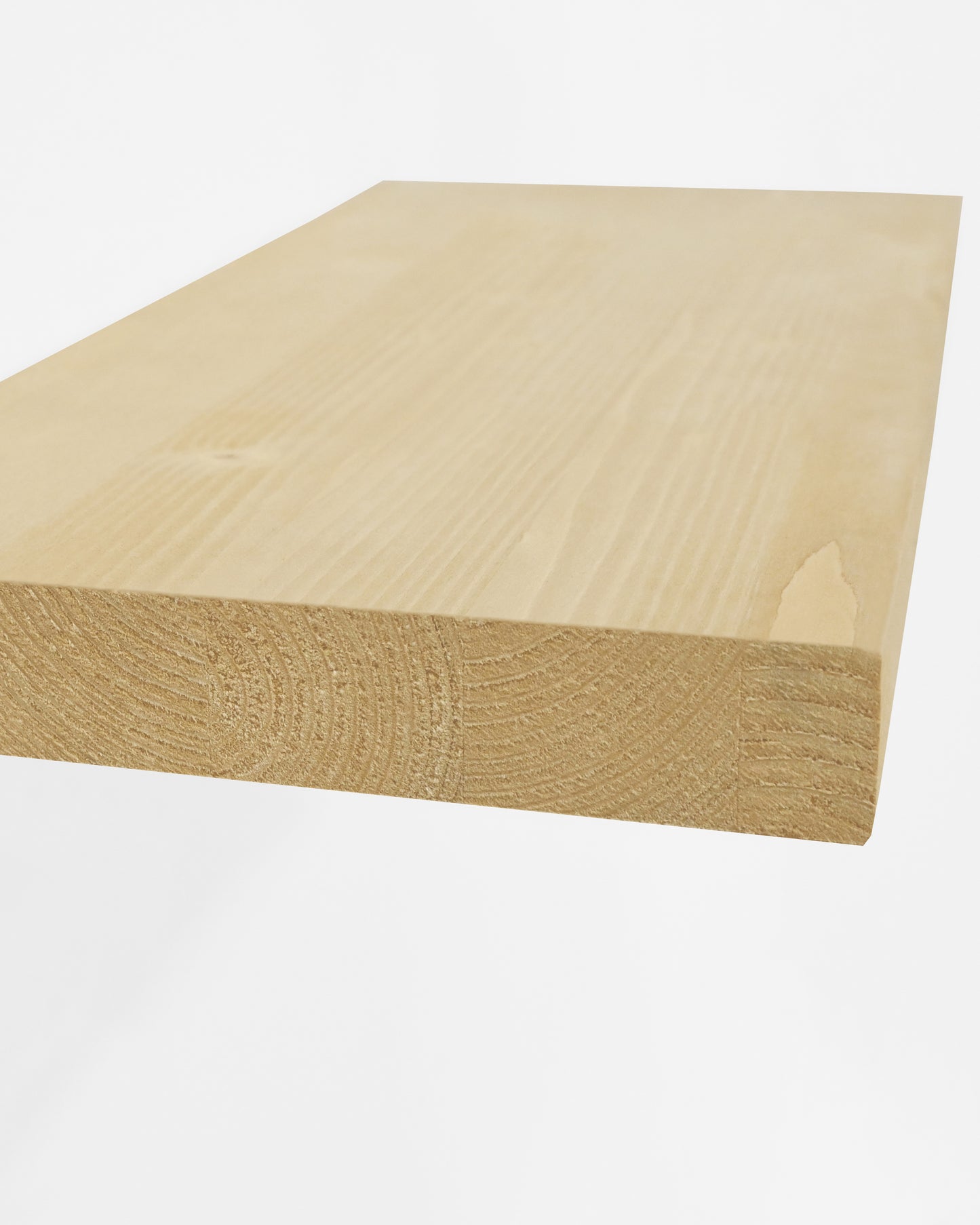 Mesita de noche de madera maciza flotante en tono olivo de 3,2x45cm - DECOWOOD