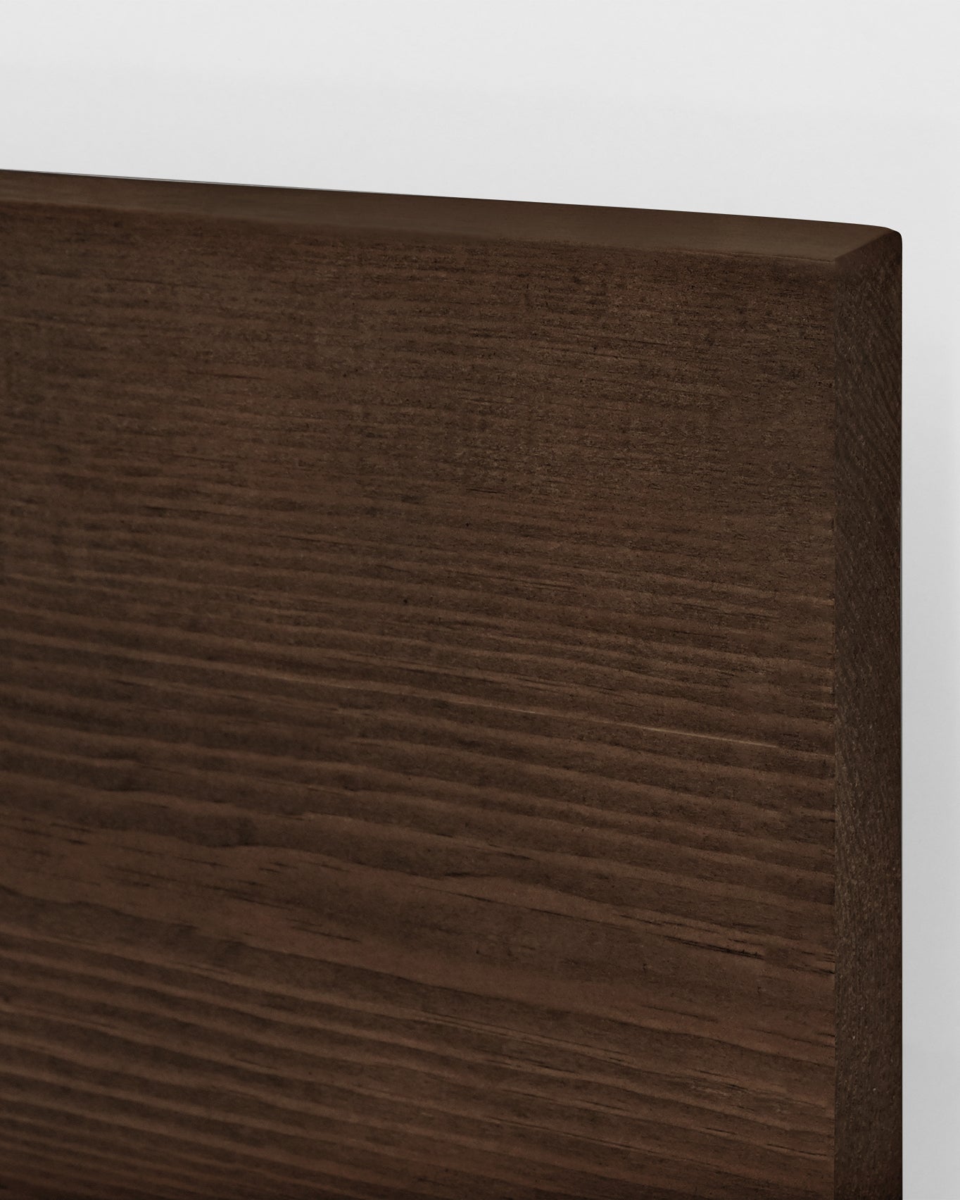 Cabecero de madera maciza en tono roble oscuro de 120x60cm - DECOWOOD