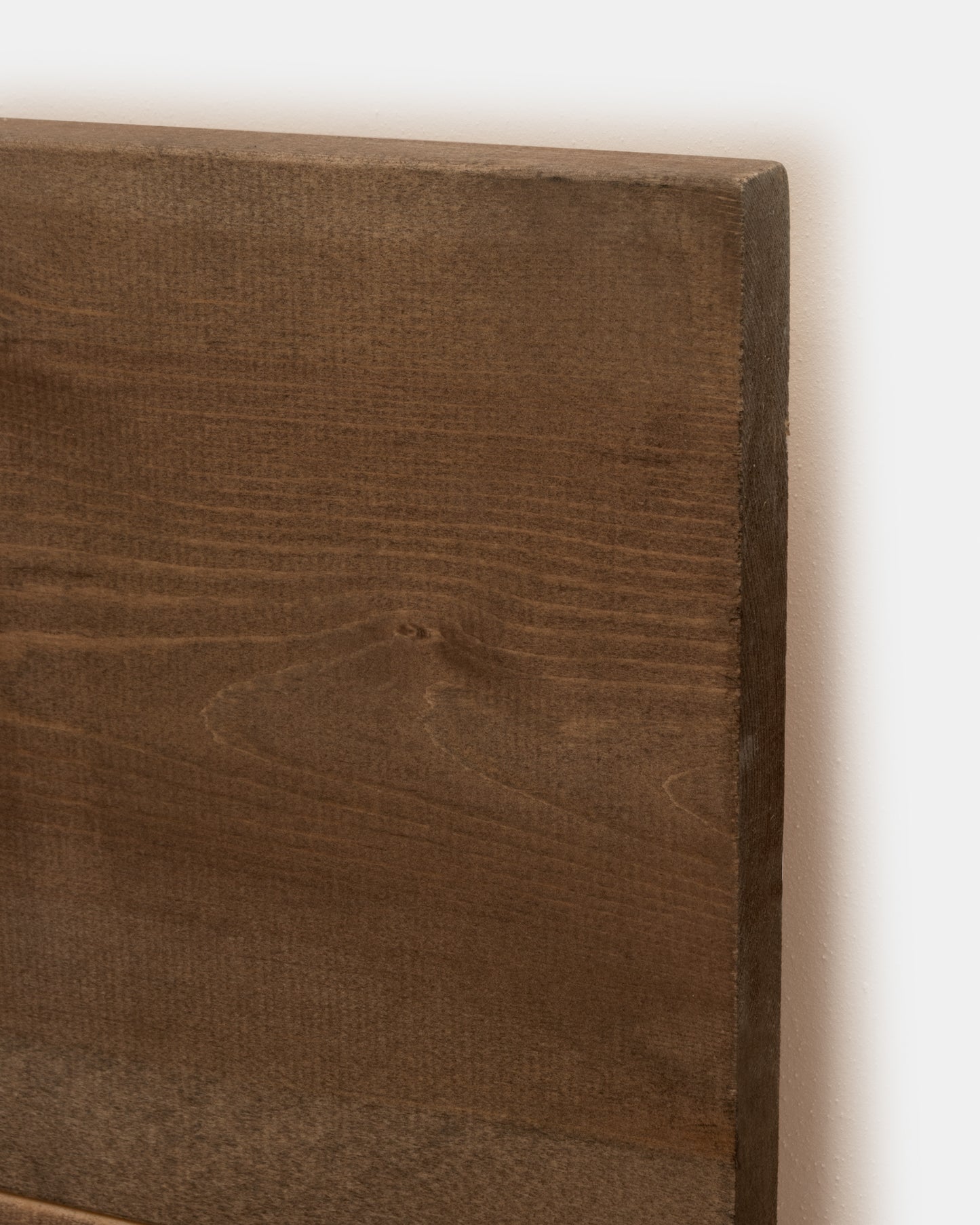 Cabecero de madera maciza en tono roble oscuro de 200x80cm - DECOWOOD