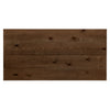 Cabecero de madera maciza en tono roble oscuro de 140x80cm - DECOWOOD