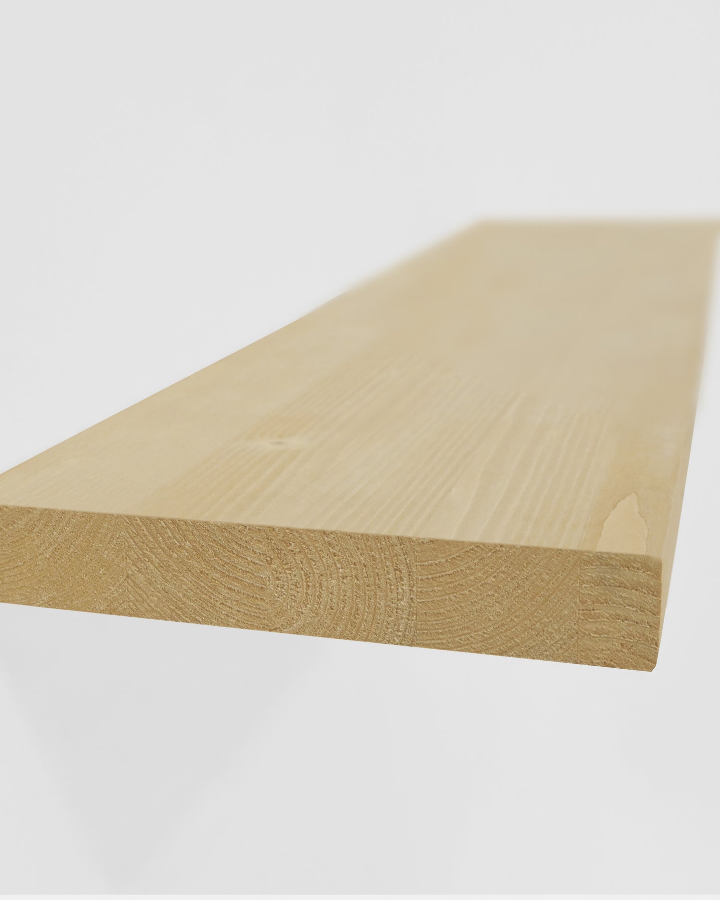 Estantería de madera maciza flotante acabado olivo 140cm - DECOWOOD