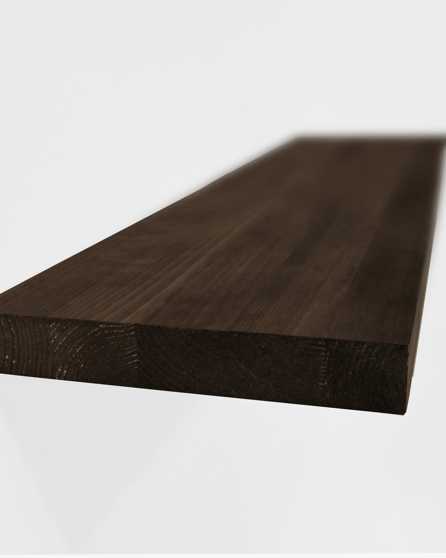 Estantería de madera maciza flotante acabado nogal 80cm - DECOWOOD