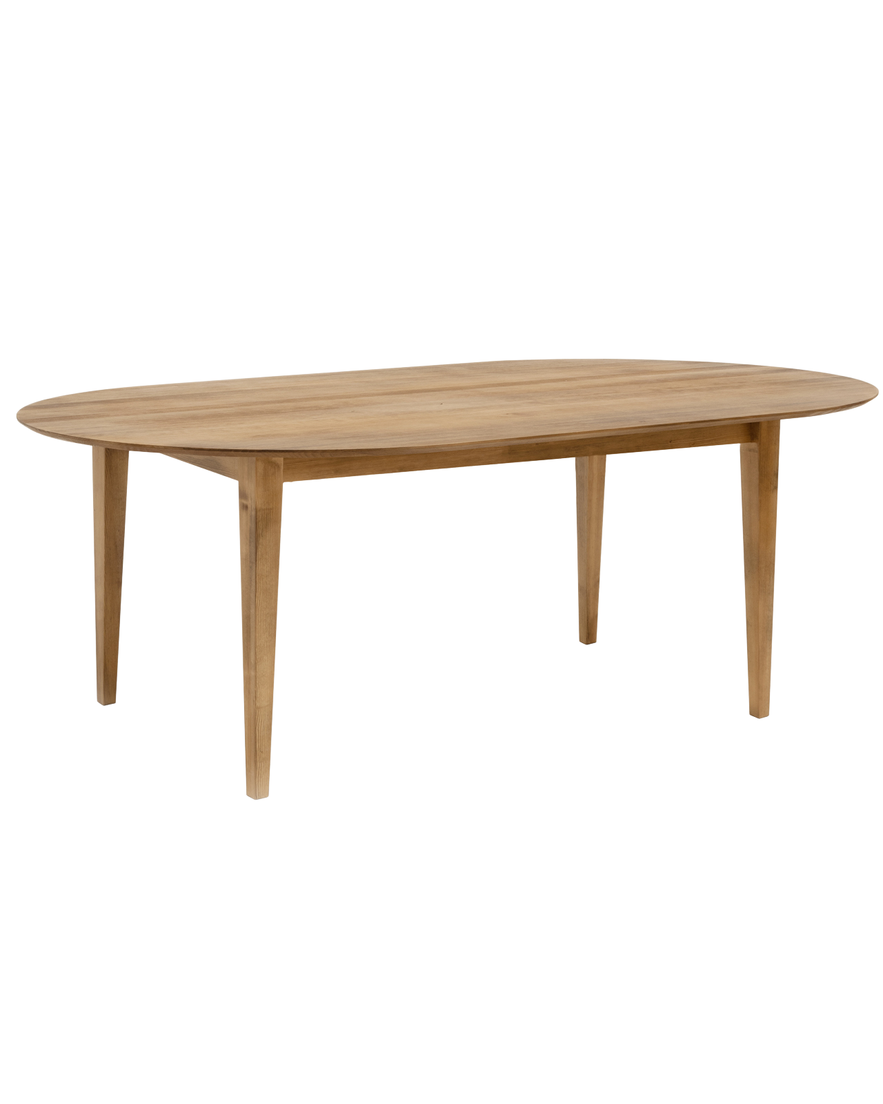 Mesa de comedor de madera maciza roble oscuro 180x80cm - DECOWOOD