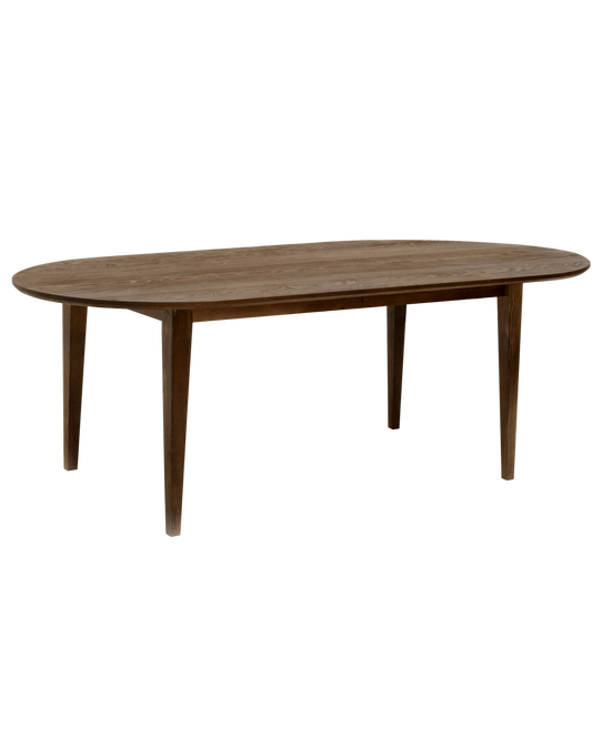 Mesa de comedor de madera maciza nogal 180x80cm - DECOWOOD