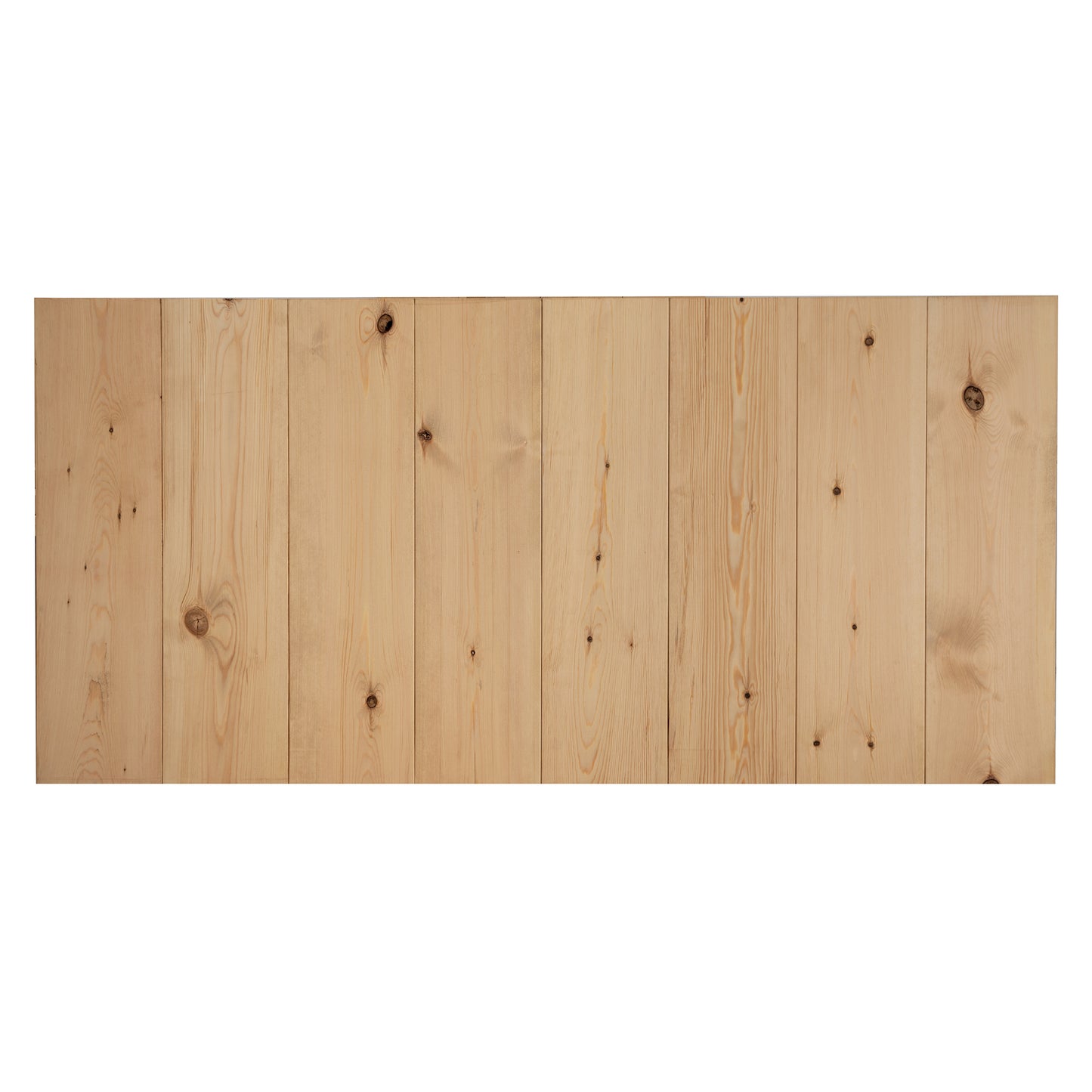 Cabecero de madera maciza en tono roble medio de 140x80cm - DECOWOOD