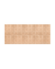 Cabecero de madera natural estampado de 150x80cm - DECOWOOD