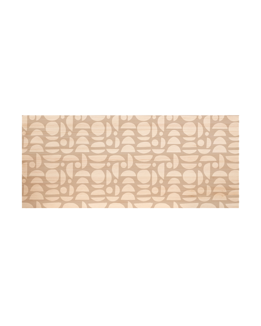 Cabecero de madera natural estampado de 150x80cm - DECOWOOD