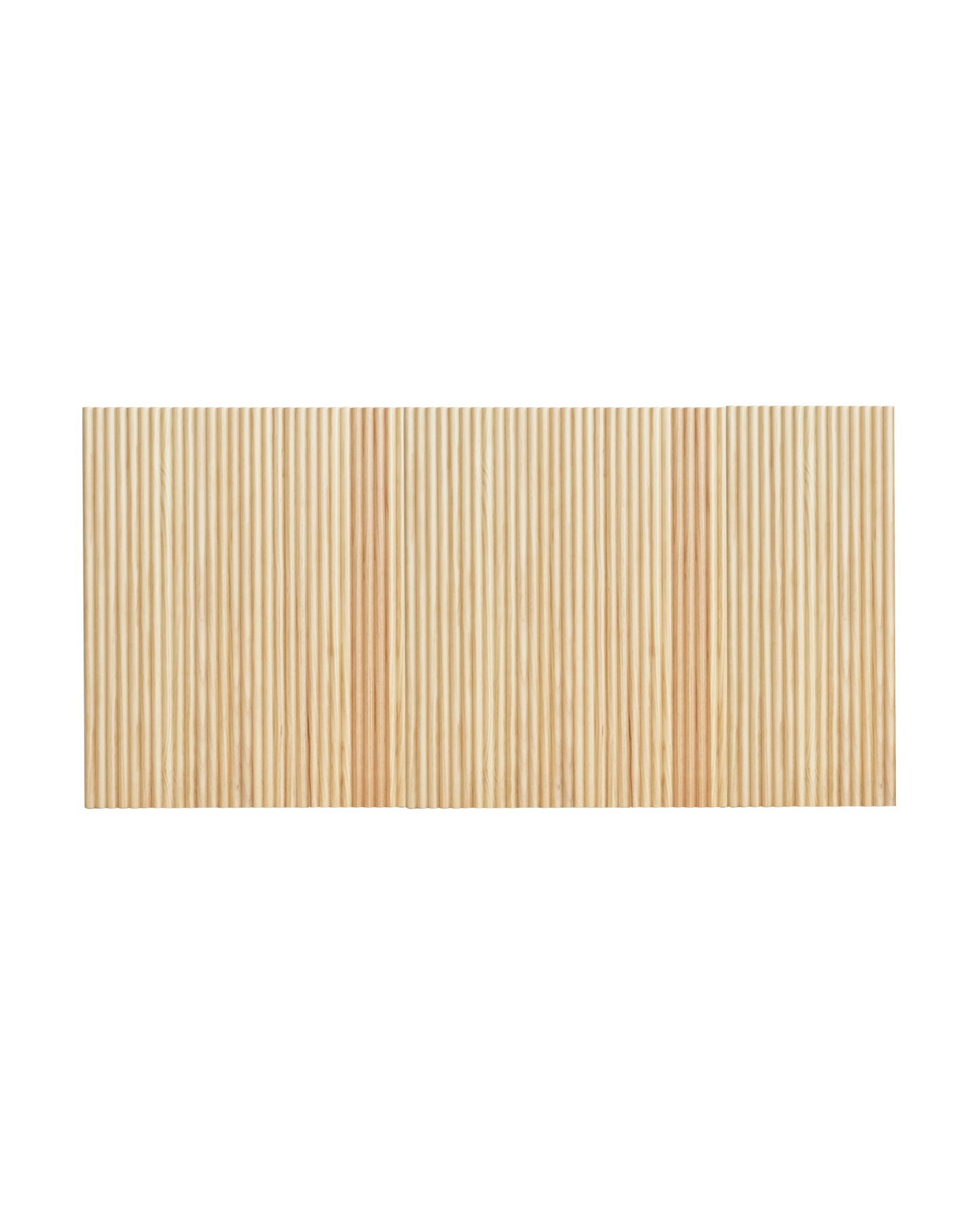 Cabecero de madera maciza en tono natural de 200x80cm - DECOWOOD