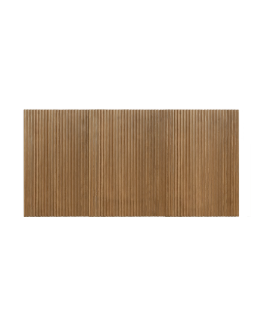 Cabecero de madera maciza en tono roble oscuro de 200x80cm - DECOWOOD