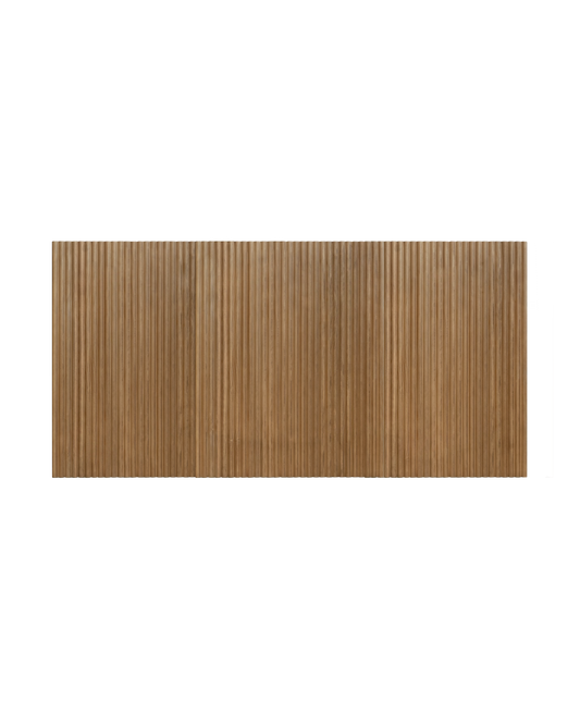 Cabecero de madera maciza en tono roble oscuro de 160x80cm - DECOWOOD