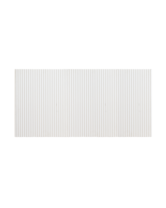 Cabecero de madera maciza en tono blanco de 180x80cm - DECOWOOD