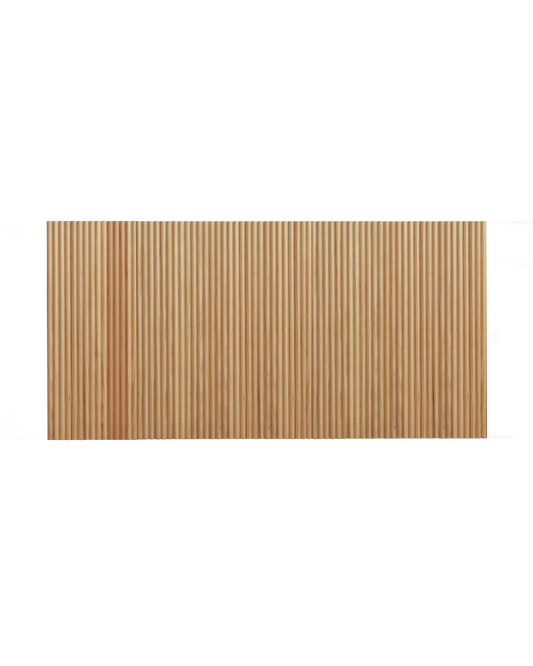Cabecero de madera maciza en tono roble medio de 140x80cm - DECOWOOD