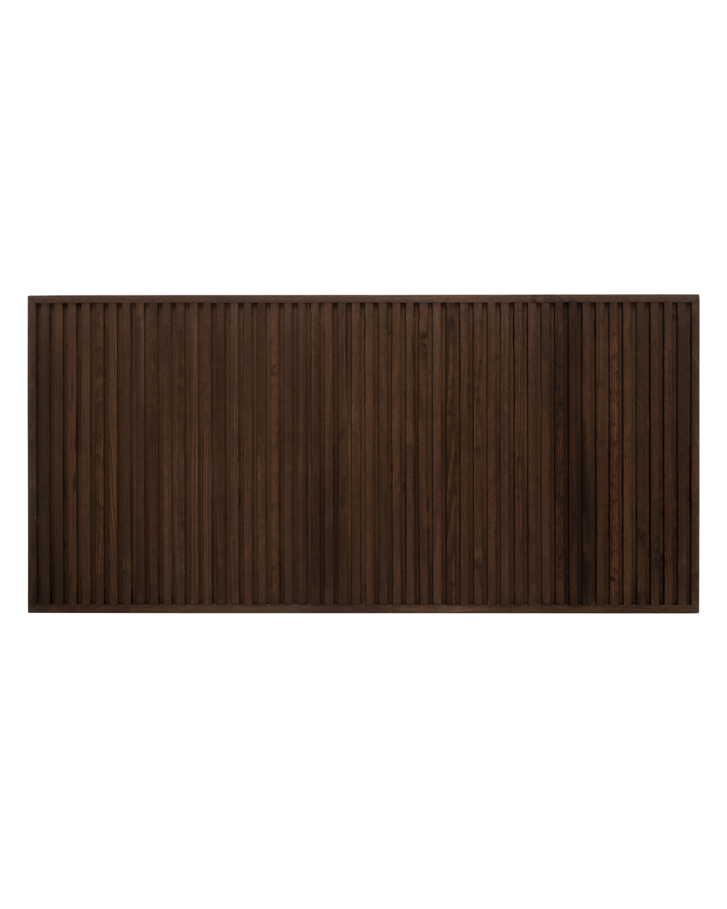 Cabecero de madera maciza en tono nogal de 160cm - DECOWOOD