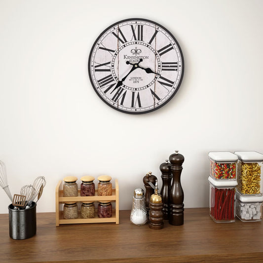 vidaXL Reloj vintage de pared London 30 cm