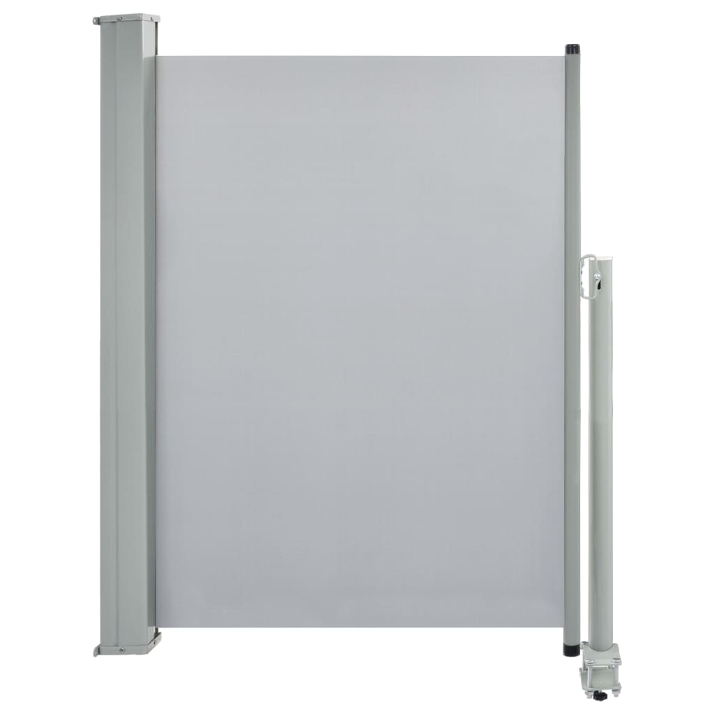 vidaXL Toldo lateral retráctil para patio 100x300 cm gris