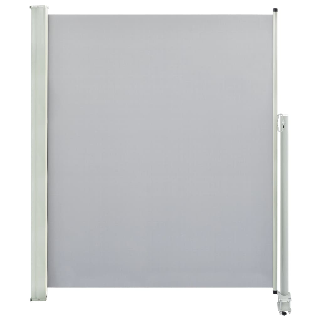 vidaXL Toldo lateral retráctil para patio 160x300 cm gris