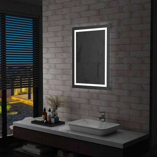 vidaXL Espejo de baño con LED y sensor táctil 60x80 cm
