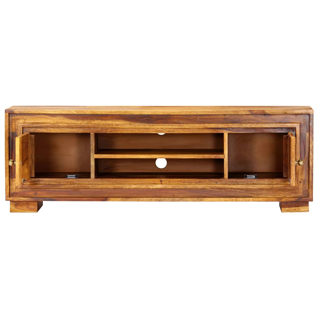 vidaXL Mueble de TV madera maciza de sheesham 118x30x40 cm