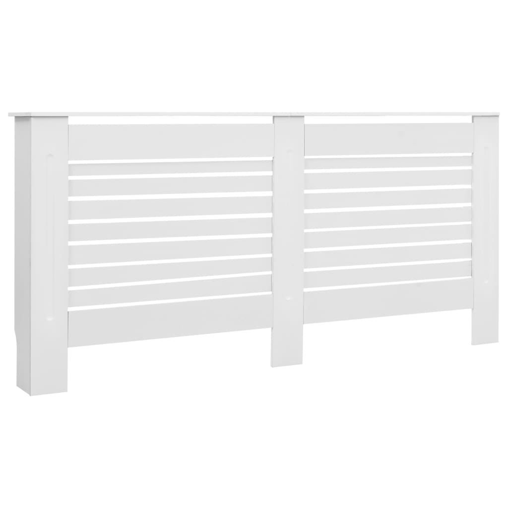 vidaXL Cubierta para radiador MDF blanco 172x19x81,5 cm