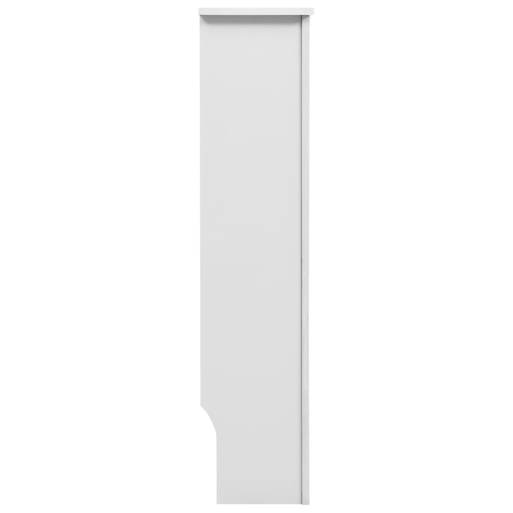 vidaXL Cubierta para radiador MDF blanco 172x19x81,5 cm