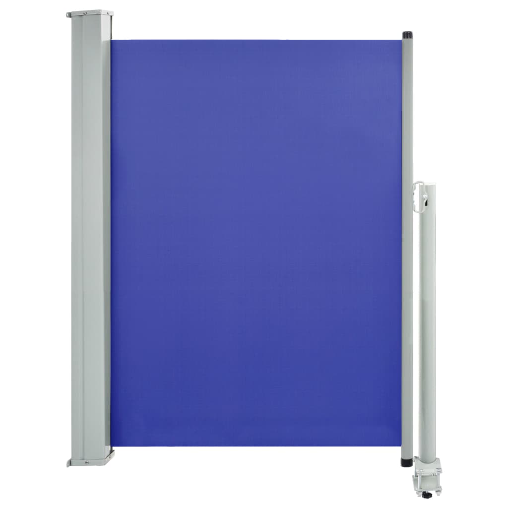 vidaXL Toldo lateral retráctil de jardín azul 100x300 cm