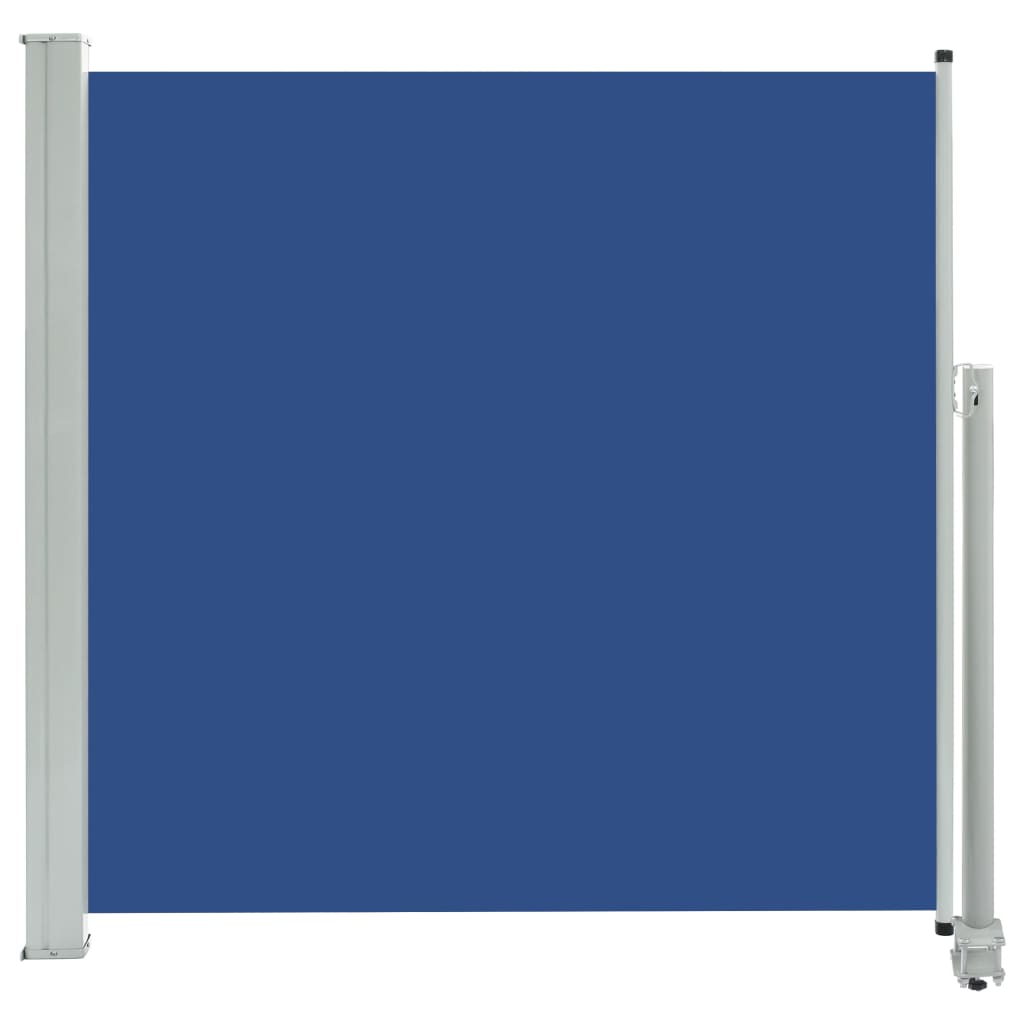 vidaXL Toldo lateral retráctil de jardín azul 160x300 cm