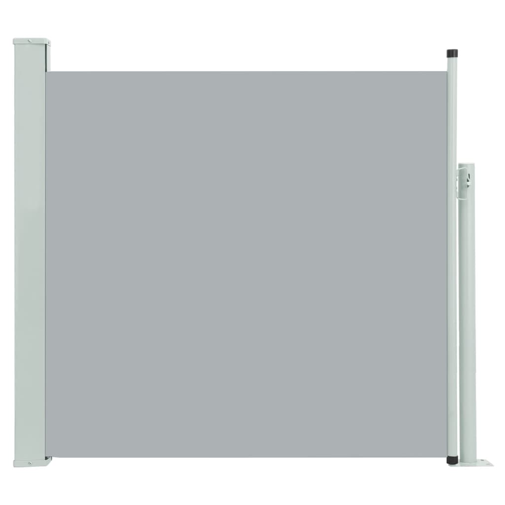 vidaXL Toldo lateral retráctil de jardín gris 170x300 cm