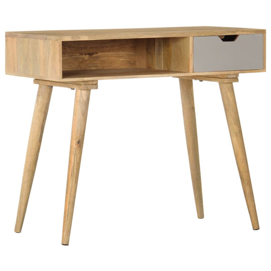 vidaXL Mesa consola de madera maciza de mango 89x44x76 cm