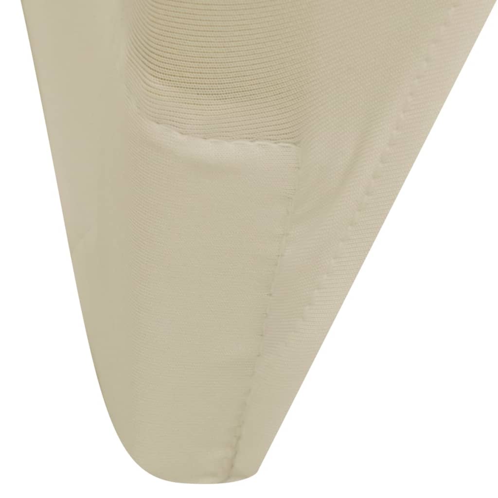 vidaXL Funda de silla elástica crema 30 unidades