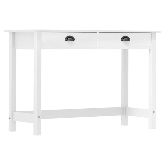 vidaXL Mesa consola Hill con 2 cajones madera pino 110x45x74 cm