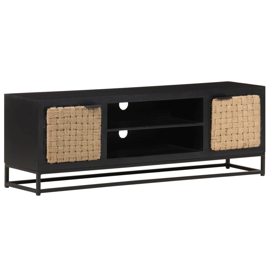 vidaXL Mueble para TV de madera maciza de mango 120x30x40 cm